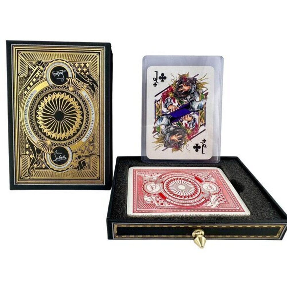Christian Louboutin Authentic Collectable Jack of Clubs Luxury Playing Card
